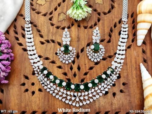 -white-rodium-polish-cz-stone-designer-party-wear-necklace-set-