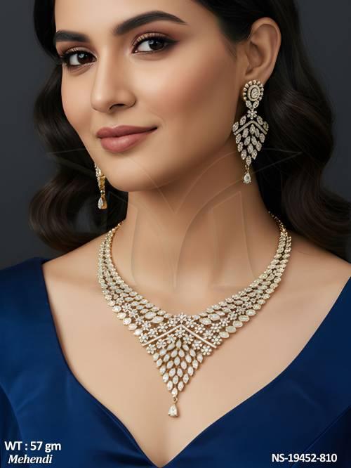 elegant-american-diamond-statement-necklace-set