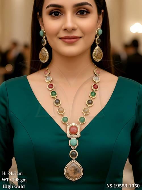 designer-ad-navratna-style-long-necklace-with-earrings