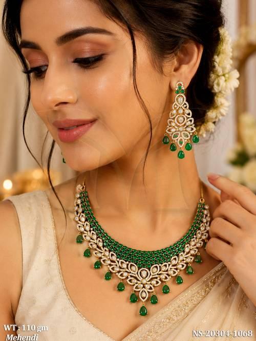 fancy-mehendi-green-american-diamond-statement-necklace-set