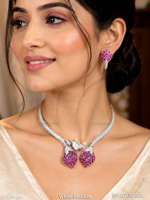 fancy-american-diamond-peacock-necklace-set