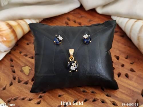beautiful-high-gold-polish-party-wear-pendant-set-