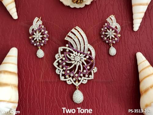 beautiful-designer-ad-cz-full-stone-two-tone-polish-party-wear-pendant-sets-