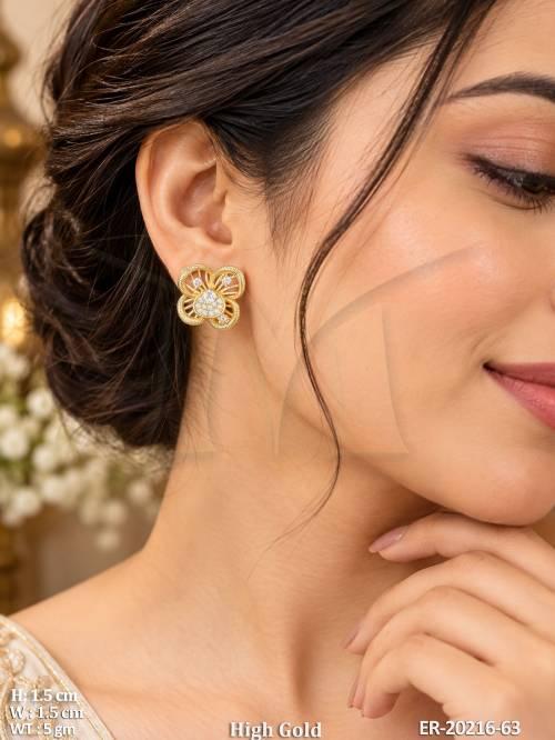 Beautiful High Gold Designer Earrings