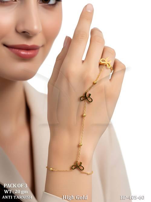 high-gold-bow-charm-hand-chain-for-women-fashion-pack-of-3