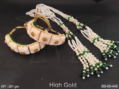 designer-fancy-style-clustered-pearl-high-gold-polish-bajuband