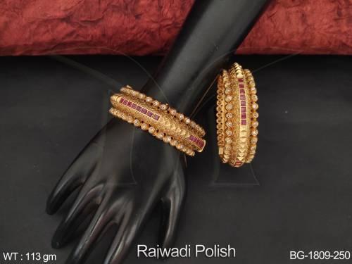 Beautiful Design Party Wear 2 set Bangles 