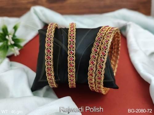 rajwadi-polish-antique-desinger-fancy-style-party-wer-antique-jewellery-bangle-set-of-4