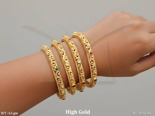 antique-high-gold-finish-designer-bangle-set