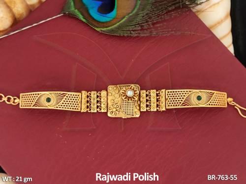 Antique Rajwadi Polish Fancy Style Bracelets 