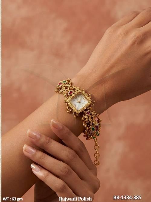 Traditional Antique Designer Bracelet Watch for Women