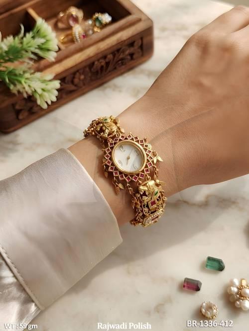 Royal Rajwadi Polish Designer Bracelet Watch for Women