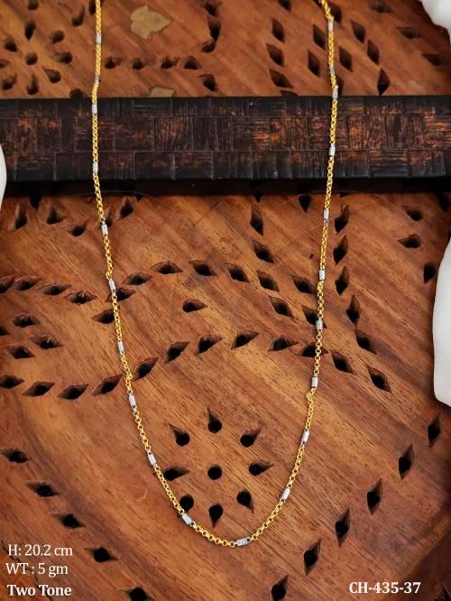 modern-lightweight-american-diamond-chain-with-dual-tone-gold-rhodium-finish-