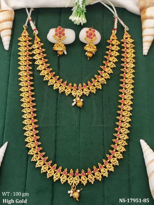 bridal-antique-comba-in-high-gold-polish-party-wear-necklace-set-
