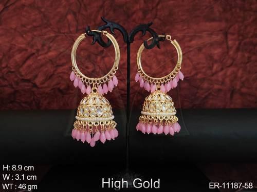 designer-antique-jewellery-high-gold-polish-fancy-style-party-wear-beautiful-antique-jhumka-earring-