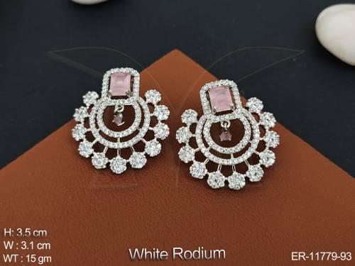 antique-jewelry-white-rodium-designer-fancy-wear-party-wear-antique-earring