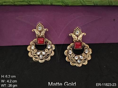 matte-gold-plish-fancy-desing-party-wear-antique-jewellery-antique-desinger-earring