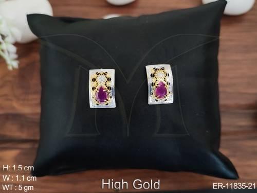 designer-fancy-style-high-gold-polish-antique-stone-party-wear-earrings-