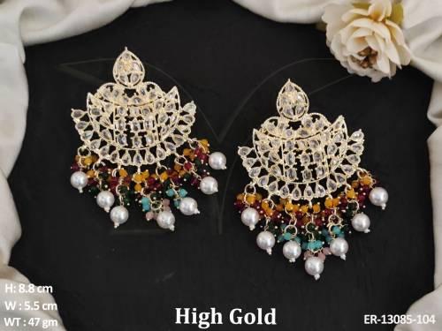 antique-clusterpearls-design-jewellery-high-gold-polish-antique-dangler-earrings