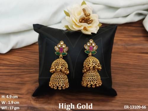 ER-13109-66-RUBY GREEN GOLD