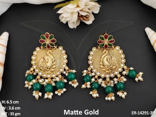 antique-jewellery-designer-matte-gold-polish-party-wear-earrings-