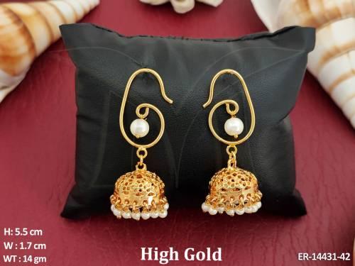 antique-jewellery-high-gold-polish-party-wear-earrings-