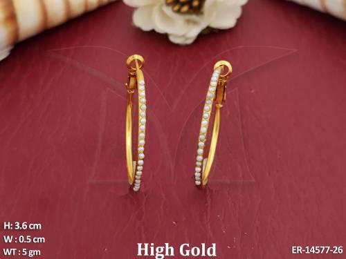 Antique Plated Earrings-13