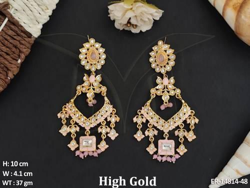 antique-jewellery-high-gold-polish-party-wear-antique-long-earrings-