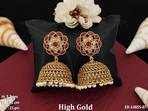 antique-jewellery-high-gold-polish-full-stone-designer-earrings-