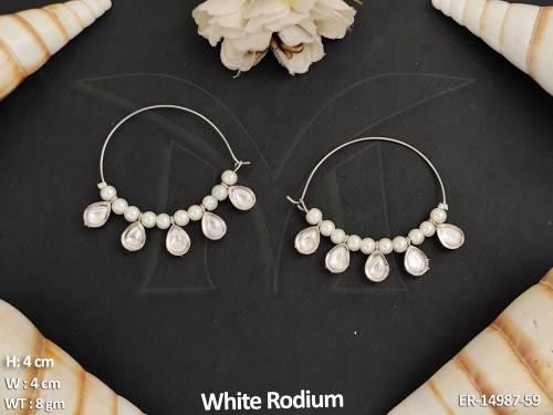 antique-white-rodium-polish-party-wear-earrings-