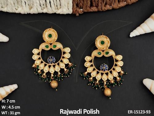 designer-antique-jewellery-rajwadi-polish-party-wear-earrings-