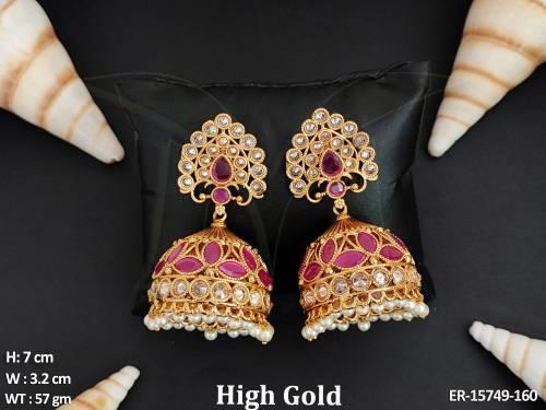 antique-designer-high-gold-polish-jhumka-earrings-