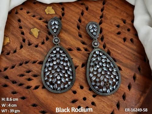 beautiful-antique-black-rodium-polish-fancy-style-earrings-
