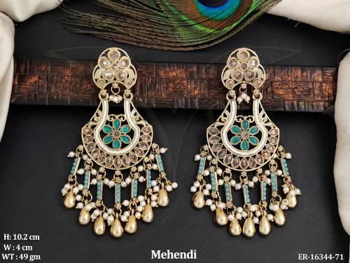 antique-jewellery-design-mehendi-polish-earrings-