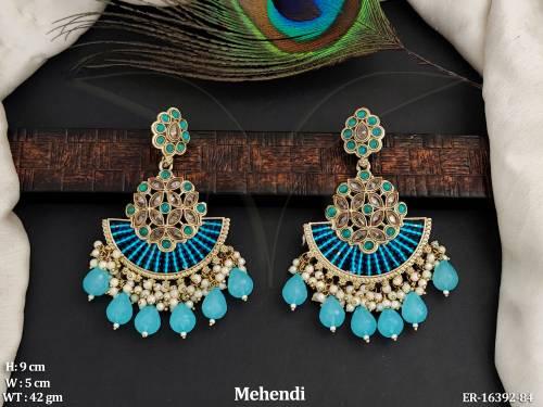 antique-jewellery-mehendi-polish-fancy-earrings-