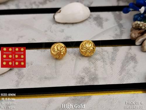 antique-jewellery-high-gold-polish-pack-of-6-earrings-