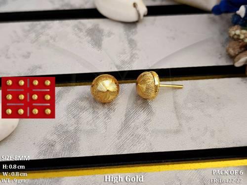 antique-jewellery-high-gold-polish-pack-of-6-tops-earrings-