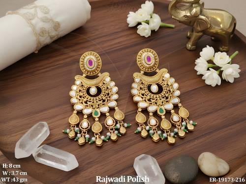 traditional-rajwadi-polish-kundan-style-long-earrings
