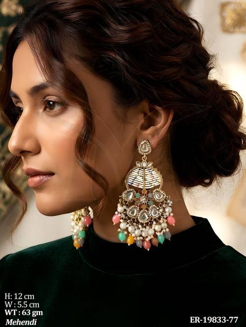 mehendi-multicolor-beaded-antique-party-wear-earrings