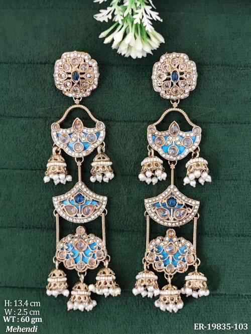 traditional-antique-pearl-jhumka-party-wear-earrings