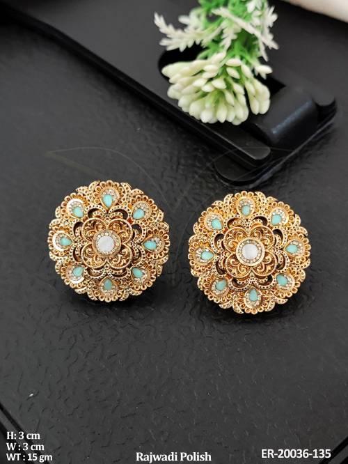 Antique Full Stone Fancy Designer Earrings