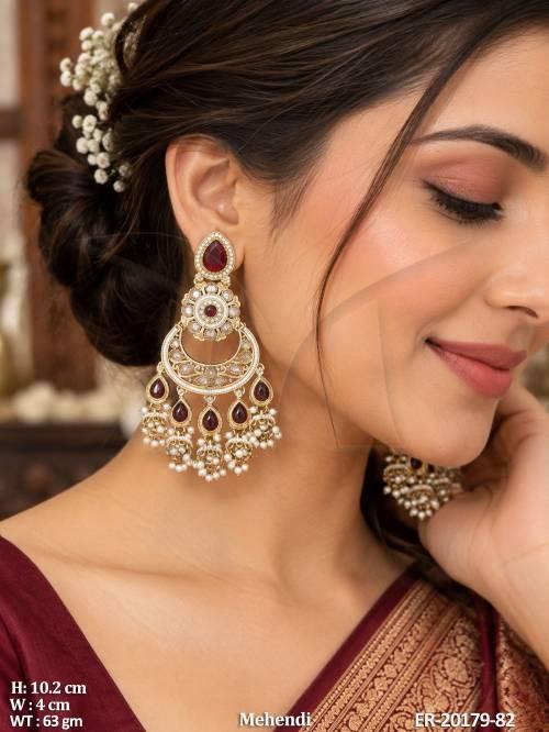 mehandi-blue-stone-designer-jhumka-earrings