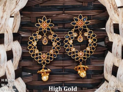 designer-beautiful-fancy-style-high-gold-party-wear-earrings-