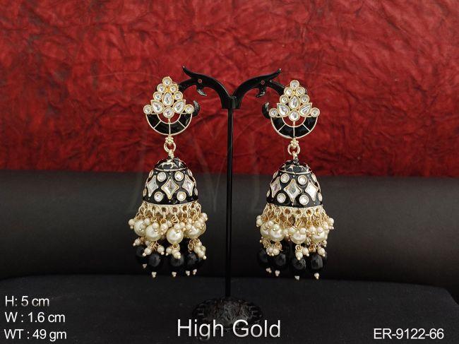 Beautiful Fancy Style Designer Party wear Jhumka Earring