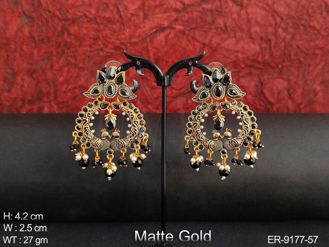 Designer Fancy Style Party wear Full Stones Fashion Earring