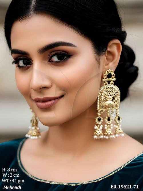 mehandi-finish-traditional-hanging-jhumka-earrings