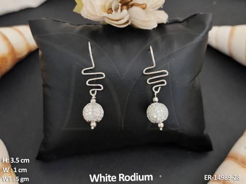 antique-jewellery-designer-white-rodium-polish-party-wear-earrings-