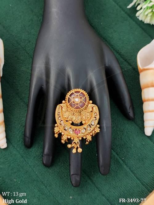 antique-high-gold-temple-floral-dangler-statement-ring