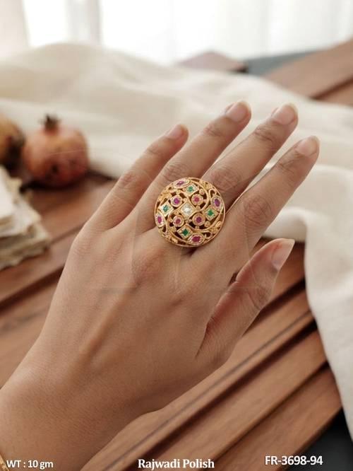 antique-rajwadi-full-stone-designer-ring