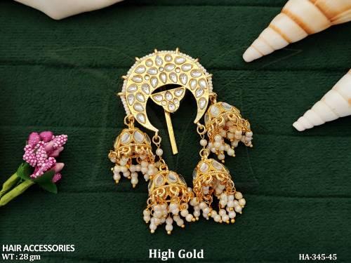 antique-jewellery-high-gold-polish-fancy-style-hair-accessories-